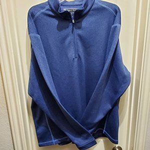 PEBBLE BEACH Performance Golf Quarter Zip Long Sleeve Pull-Over Athletic Jacket